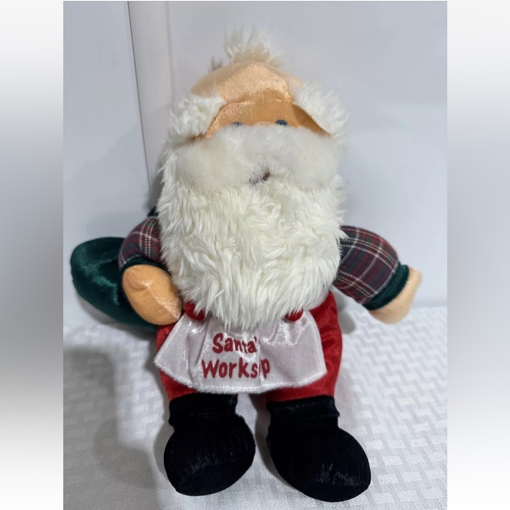 TB Trading Co Santa Claus Plush 12" PLUSH DOLL TOY. SANTA HAS A TOY SACK
